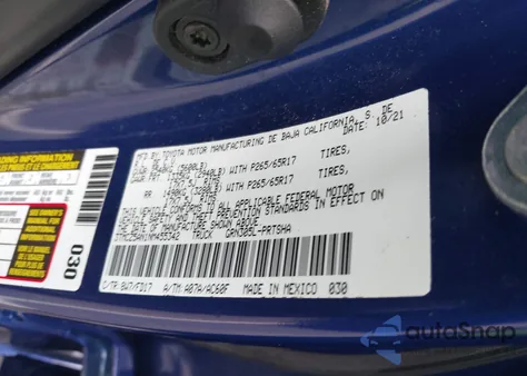 2022 Toyota Tacoma Trd Sport из США, поврежденный, VIN 3TMCZ5AN1NM455342